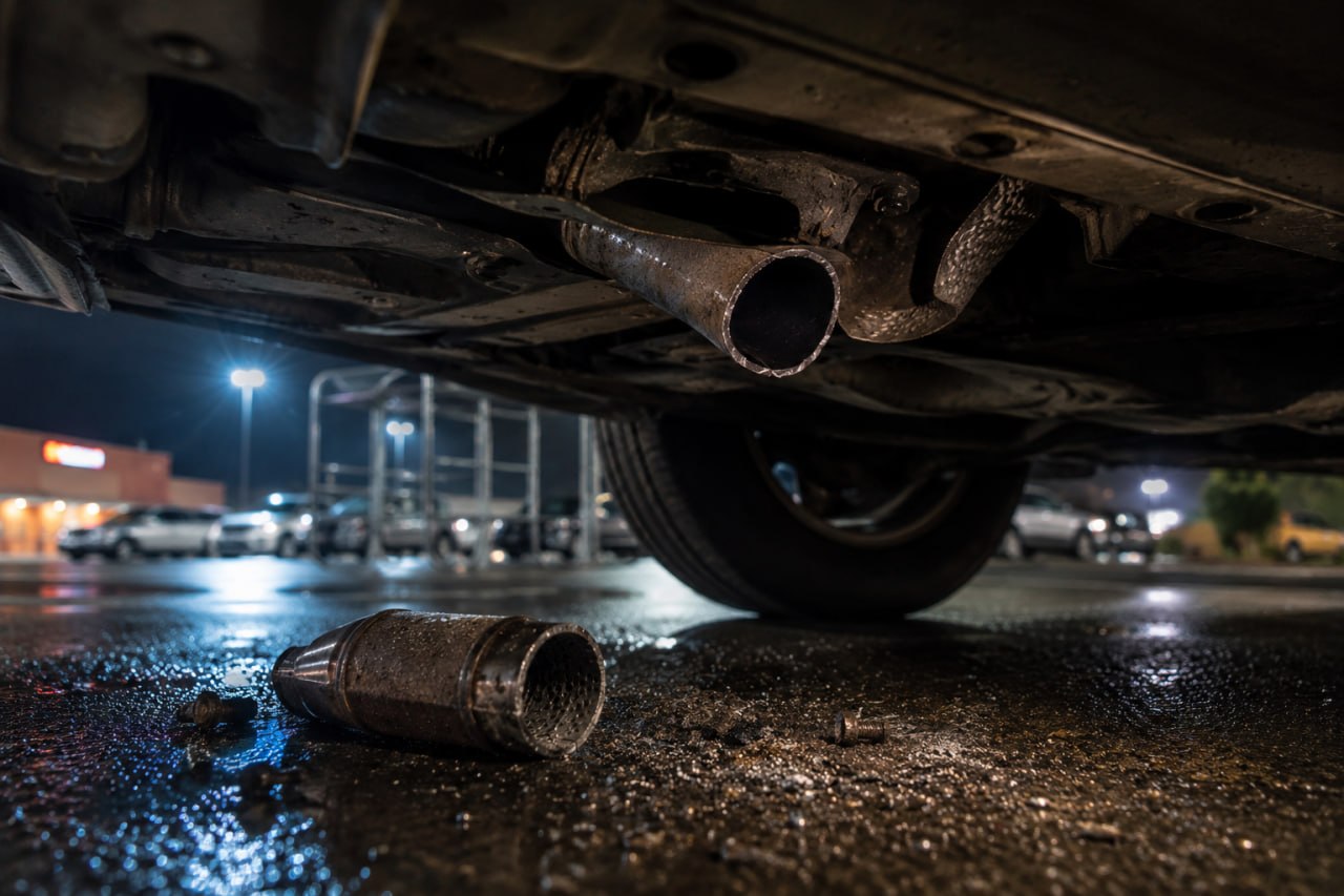Как понять по Carfax, что у автомобиля украли катализатор
