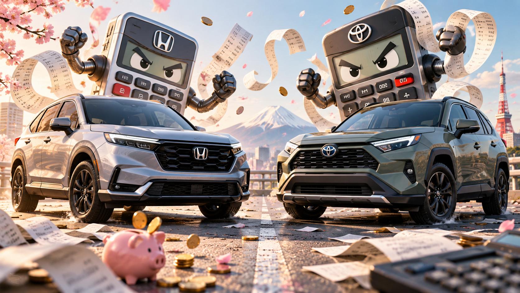 Honda CR-V vs Toyota RAV4: битва озверевших калькуляторов